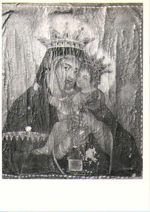 Madonna del Carmine, Madonna con Bambino (dipinto) - ambito lucano (metà sec. XIX)
