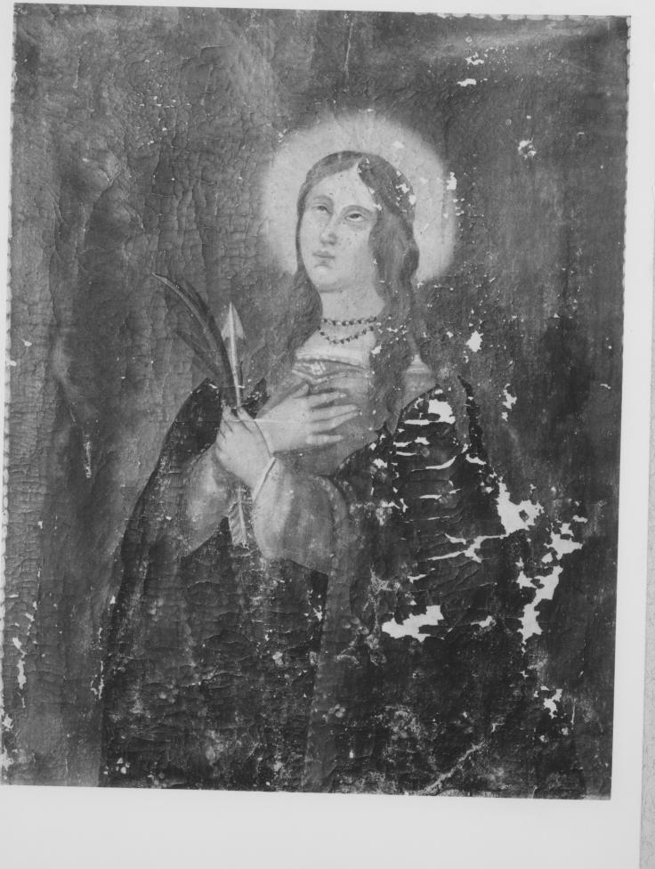 Santa martire (dipinto) - ambito lucano (metà sec. XIX)