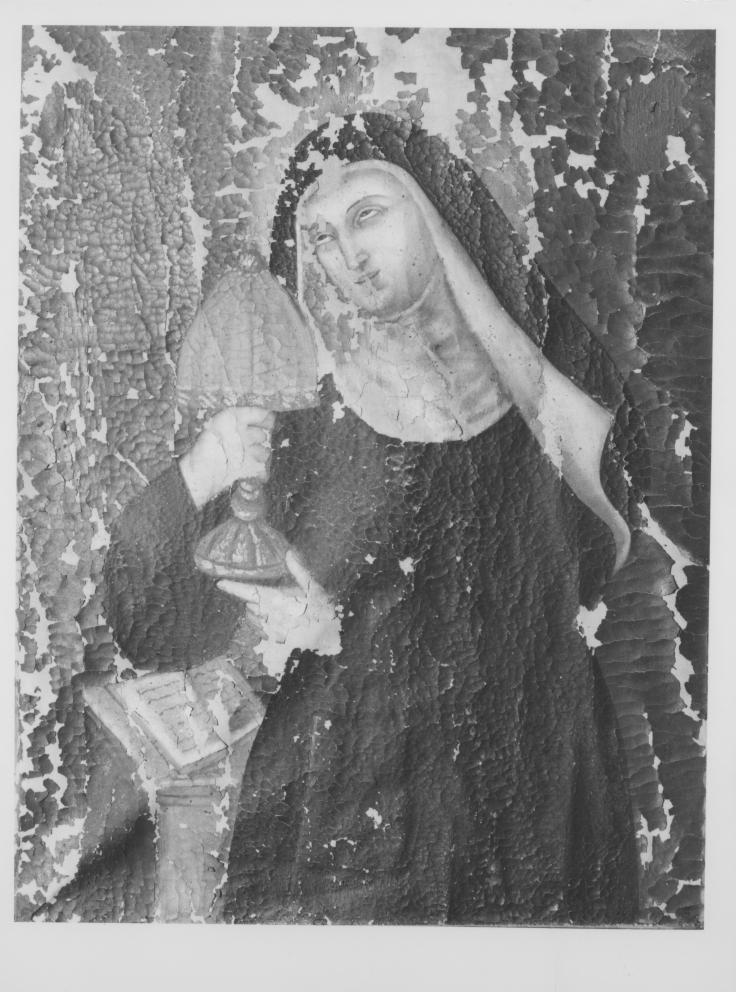 Santa benedettina (dipinto) - ambito lucano (metà sec. XIX)