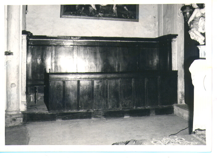 stalli del coro - bottega Italia meridionale (fine/inizio secc. XVIII/ XIX)