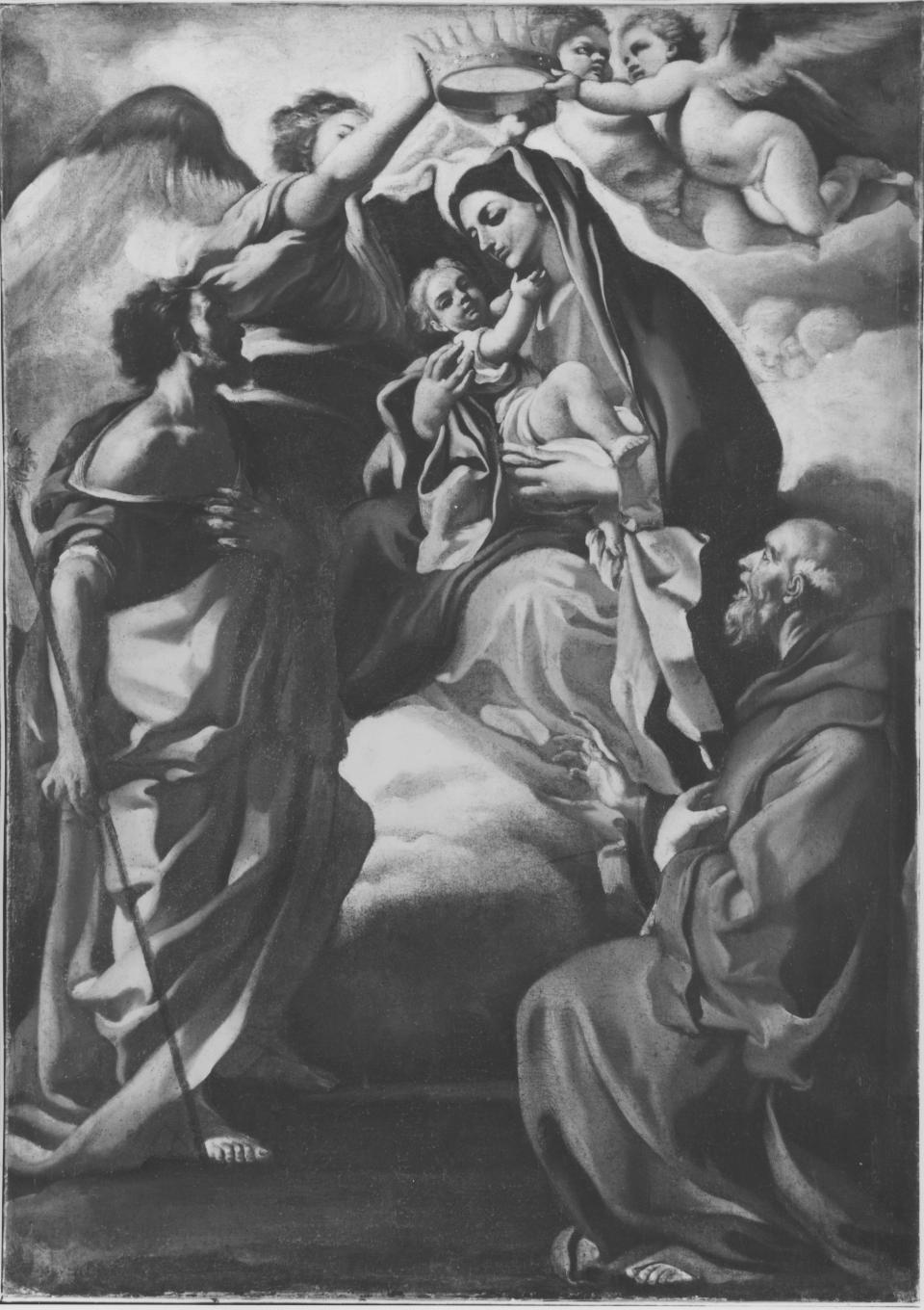 Madonna con Bambino e Santi (dipinto) - ambito napoletano (sec. XVIII)