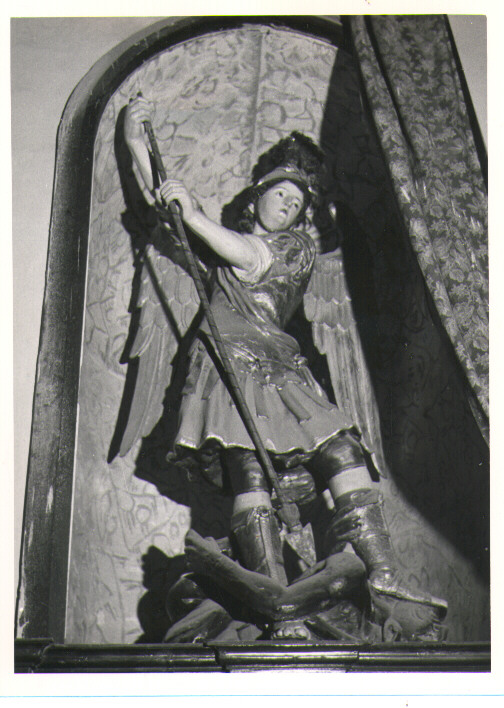 San Michele Arcangelo (statua) - bottega napoletana, bottega napoletana (sec. XVIII)