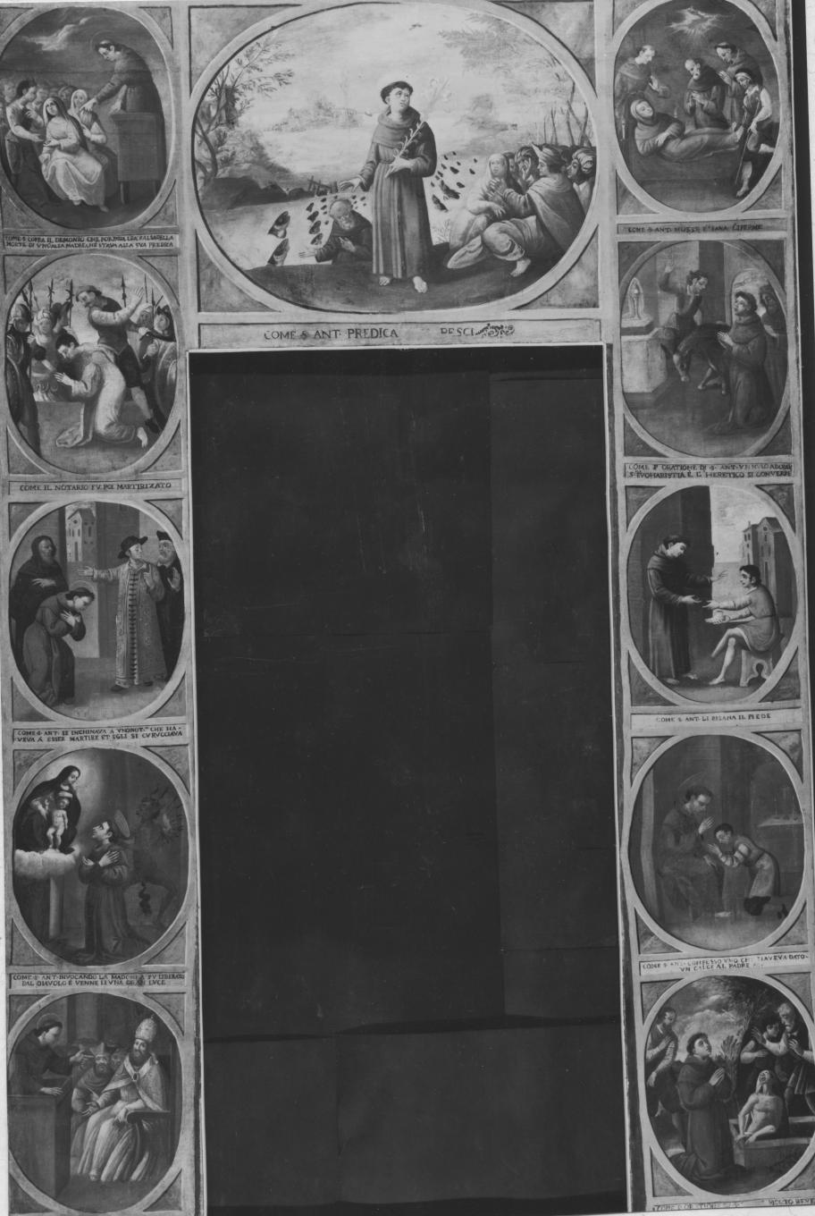 episodi della vita di Sant'Antonio da Padova (dipinto) - ambito Italia meridionale (sec. XVII)