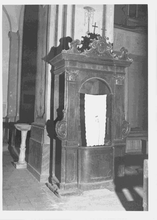 confessionale - bottega Italia meridionale (prima metà sec. XVIII)