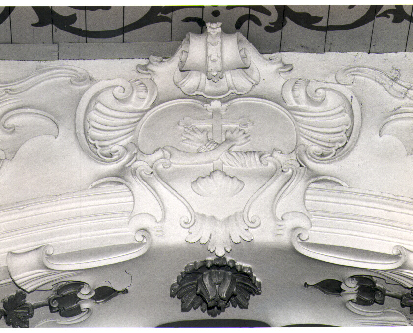 stemma dell'Ordine francescano (rilievo) - bottega lucana (prima metà sec. XVII)