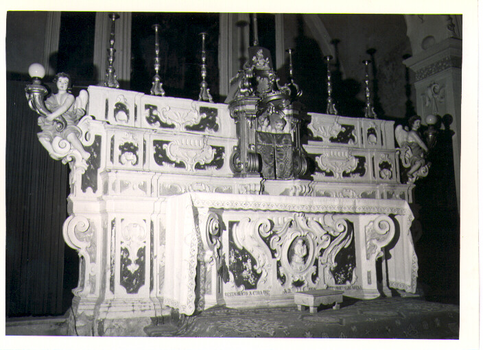 altare maggiore - bottega Italia meridionale (prima metà sec. XVIII)