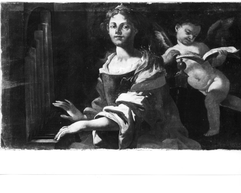 Santa Cecilia (dipinto) - ambito napoletano (fine/inizio secc. XVII/ XVIII)