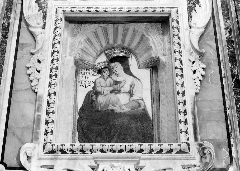 Madonna dei Miracoli, Madonna con Bambino (dipinto) - ambito lucano (sec. XVI)