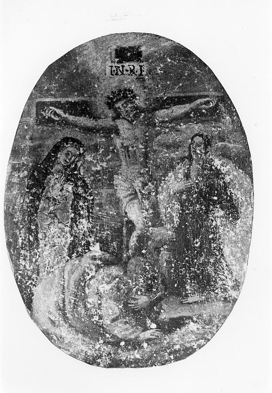 crocifissione di Cristo (dipinto) - ambito lucano (prima metà sec. XVIII)