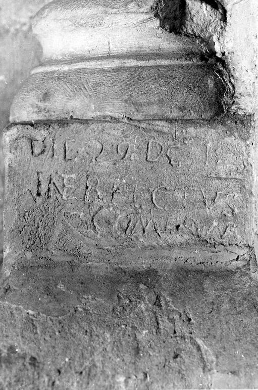 base di colonna - bottega Italia meridionale (primo quarto sec. XVI)