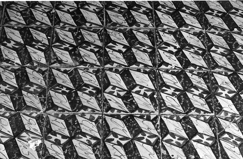 pavimento, serie - bottega Italia meridionale (seconda metà sec. XIX)