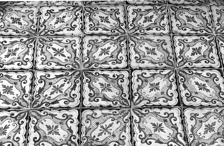 pavimento, serie - bottega Italia meridionale (seconda metà sec. XIX)