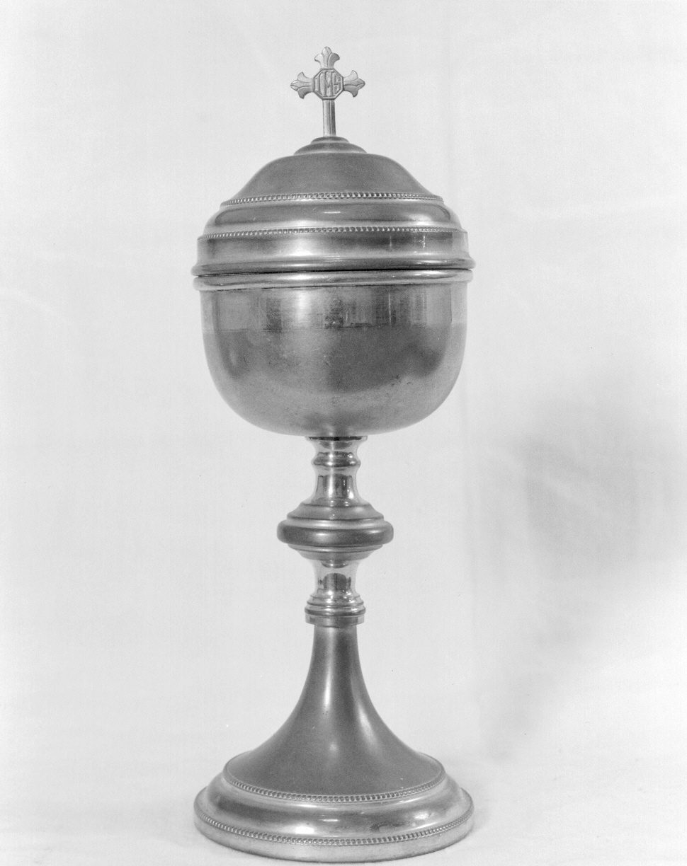 pisside - bottega napoletana (prima metà sec. XX)