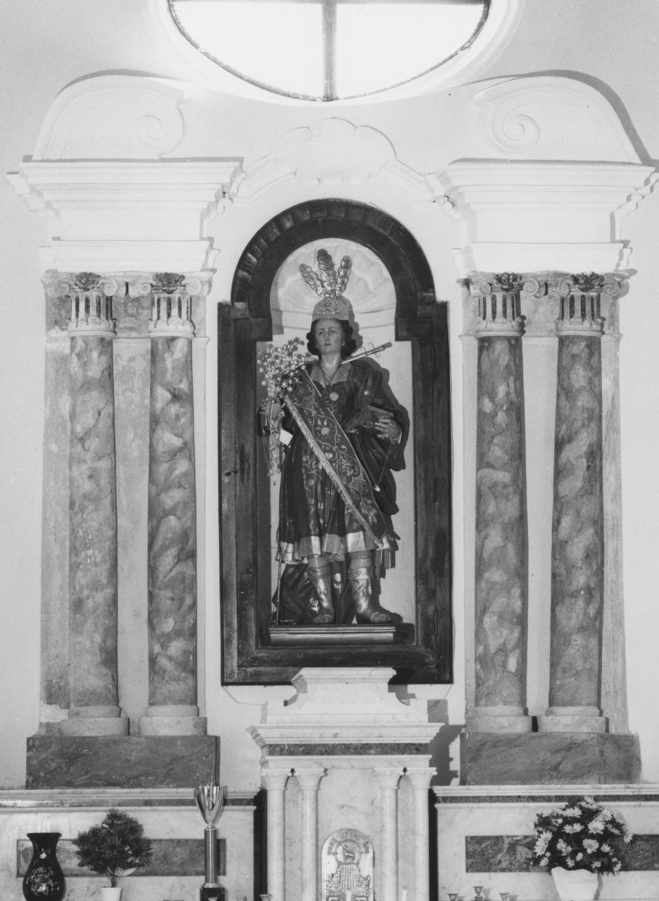 alzata - bottega lucana (secc. XIX/ XX)