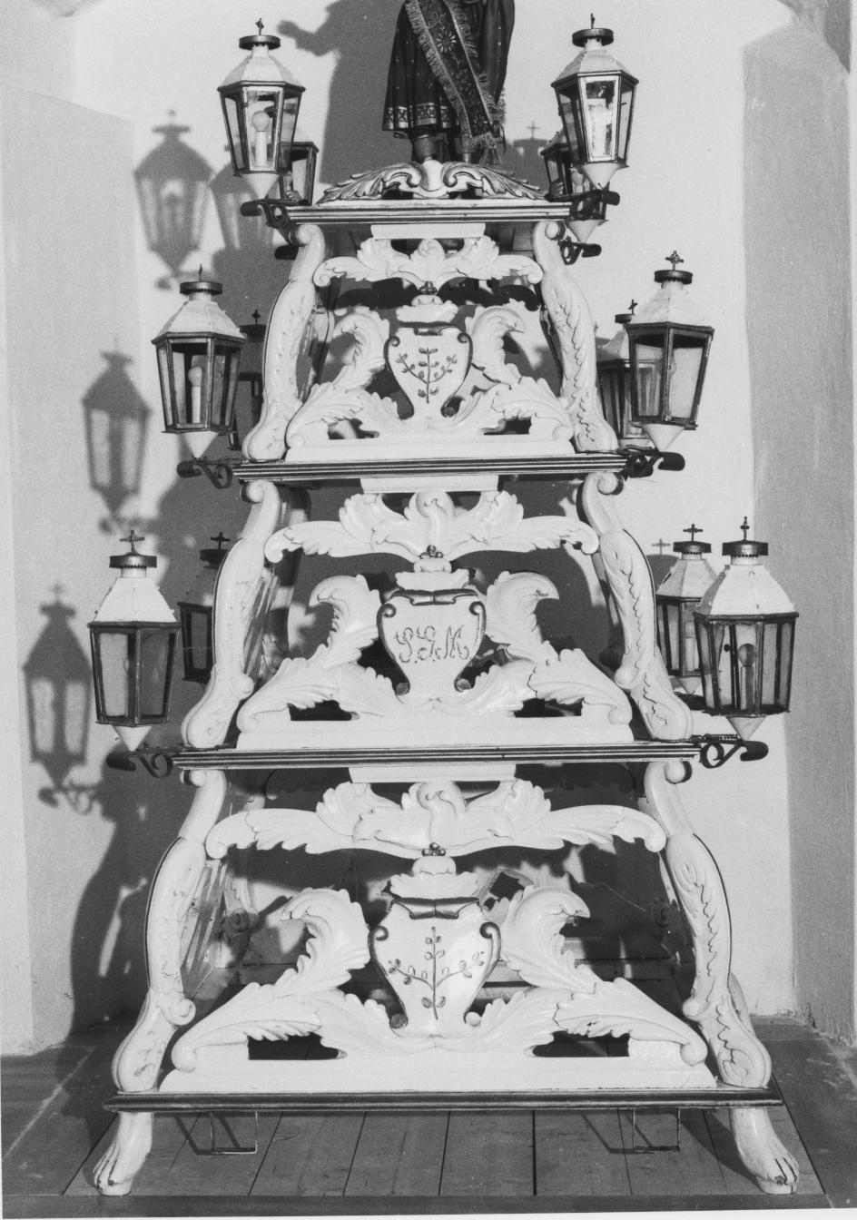 base processionale - bottega Italia meridionale (sec. XX)