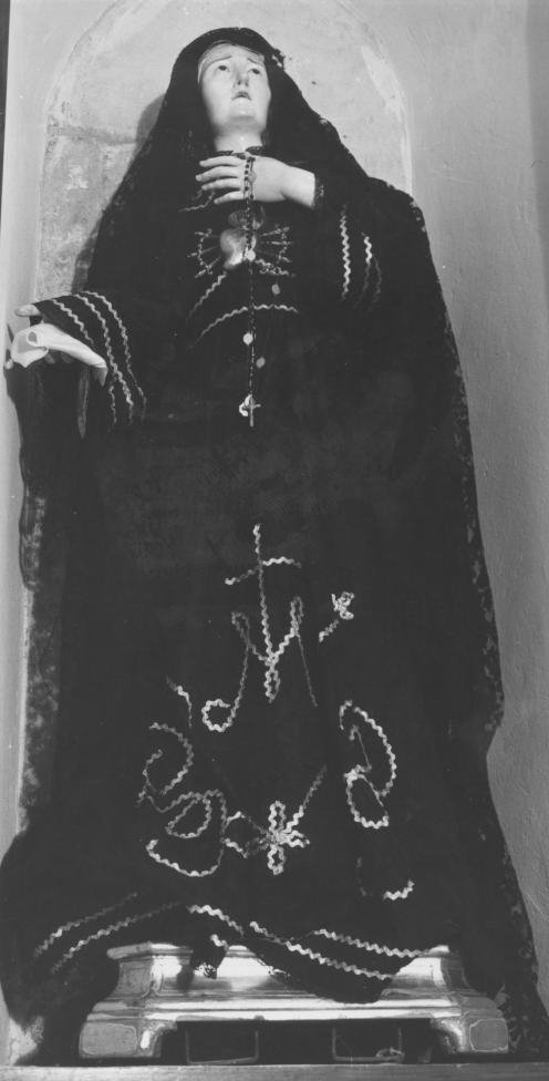 Madonna Addolorata (statua) - bottega Italia meridionale (fine/inizio secc. XIX/ XX)