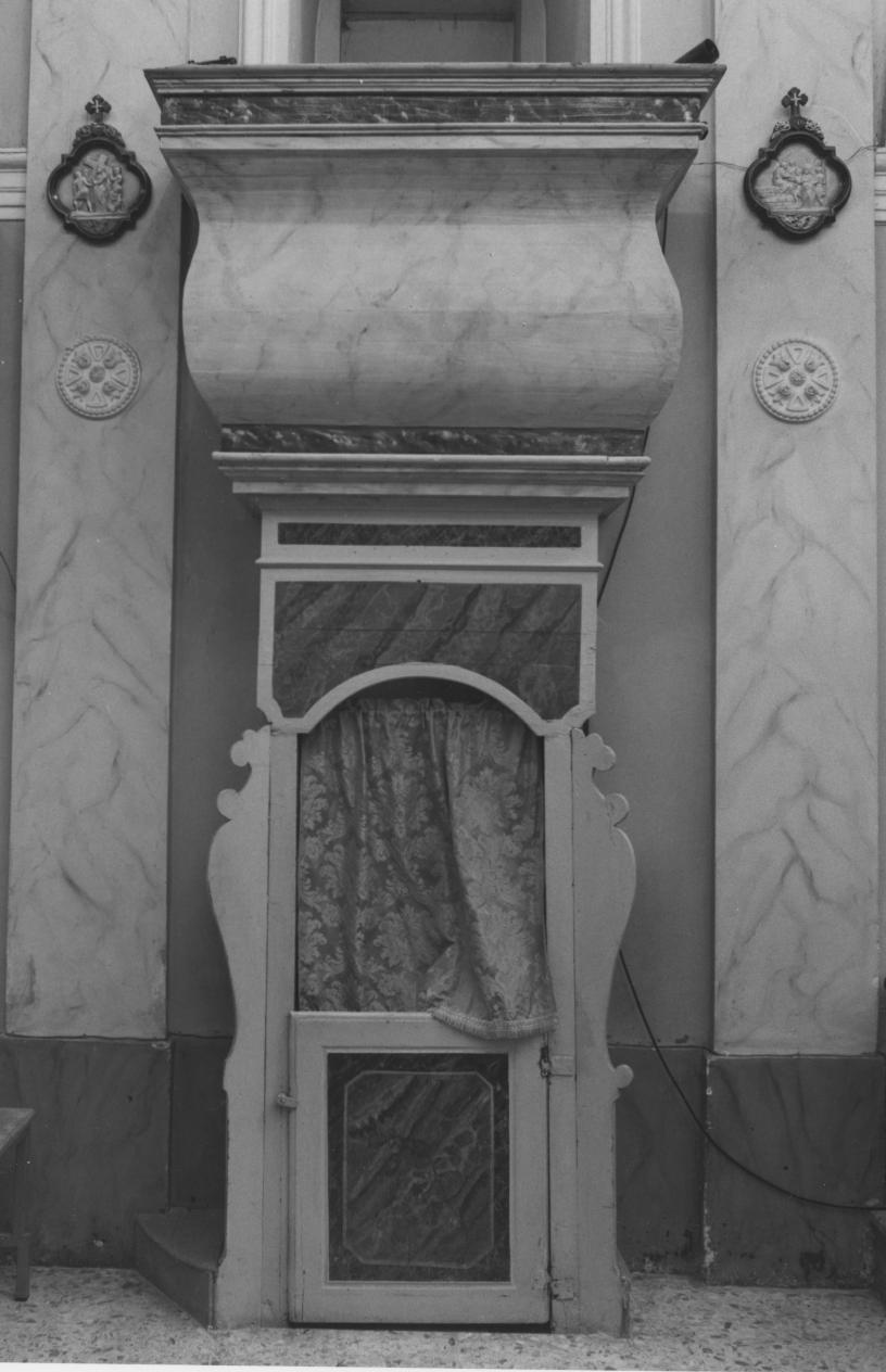 confessionale - bottega lucana (sec. XIX)