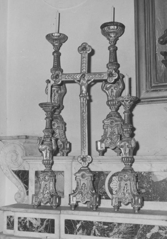 croce d'altare - bottega Italia meridionale (fine/inizio secc. XVIII/ XIX)