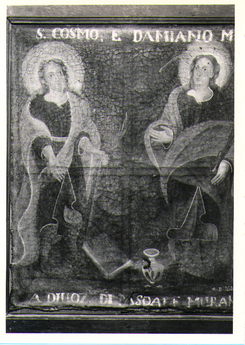 Santi Cosma e Damiano (dipinto) di Curzio Francesco (sec. XIX)