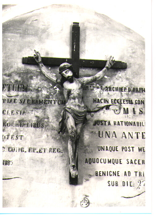 crocifisso - bottega Italia meridionale (sec. XVIII)