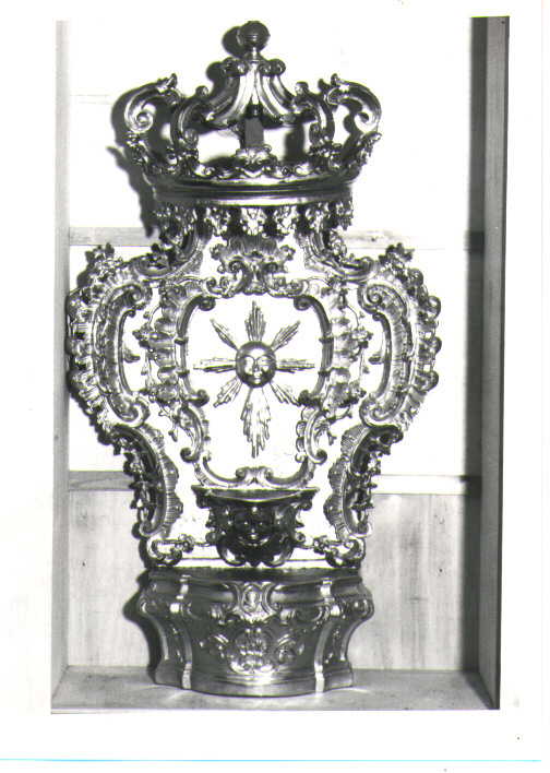 ostensorio - bottega Italia meridionale (sec. XIX)