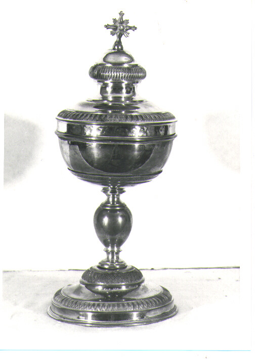 pisside - bottega napoletana (seconda metà sec. XIX)