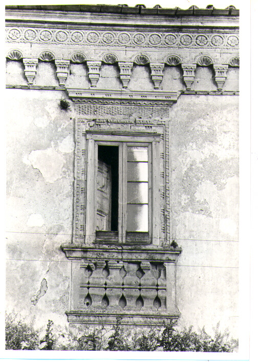 mostra di finestra - bottega Italia meridionale (sec. XVII)