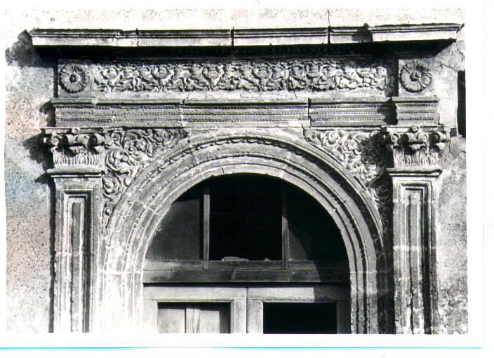 mostra di finestra, serie - bottega Italia meridionale (fine/inizio secc. XV/ XVI)