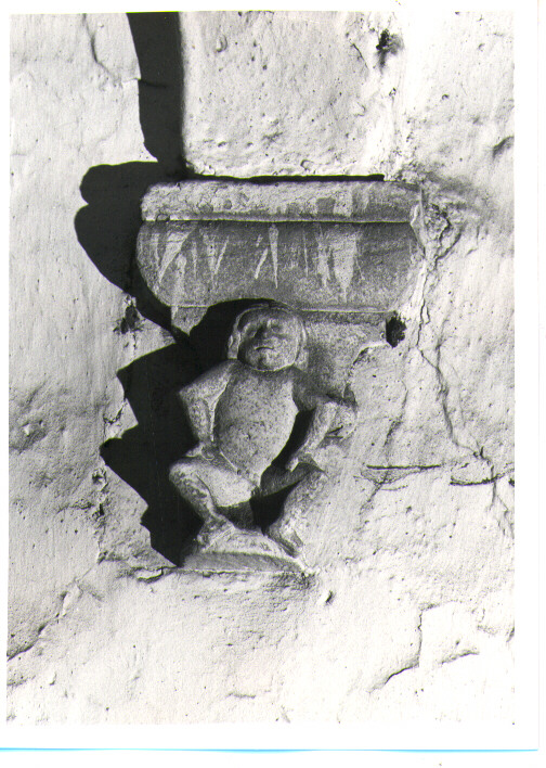 figura maschile (mensola) - bottega Italia meridionale (prima metà sec. XV)