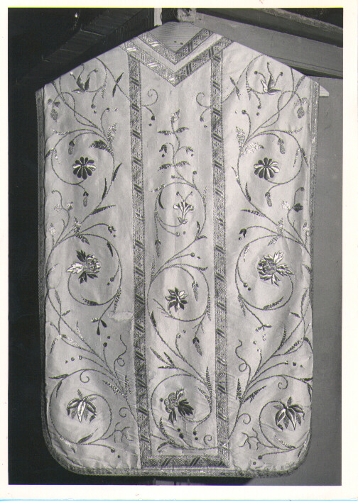 paramento liturgico - manifattura napoletana (primo quarto sec. XX)