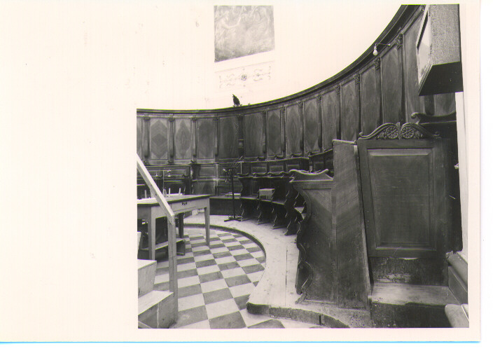 stalli del coro - bottega lucana (prima metà sec. XIX)