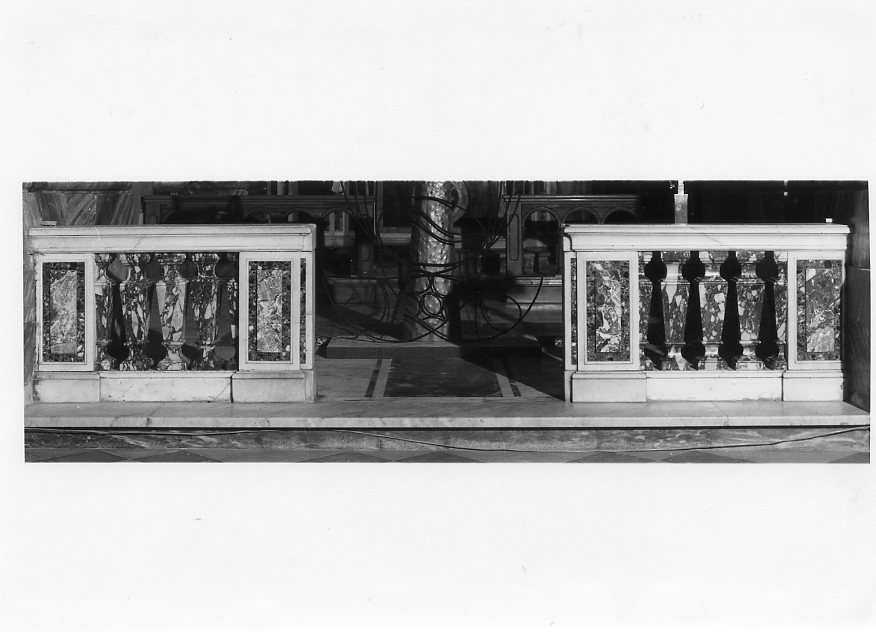 balaustrata - bottega lucana (prima metà sec. XIX)