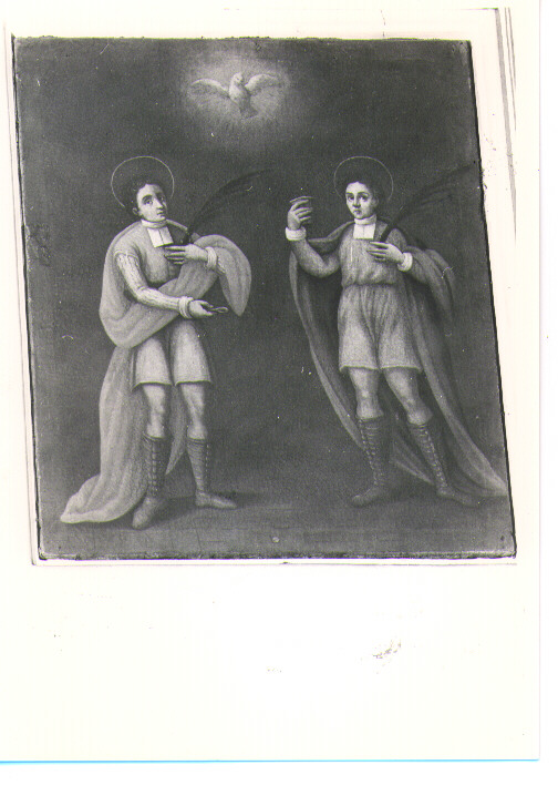 Santi Cosma e Damiano, Santi (dipinto) di Donadio G (prima metà sec. XIX)