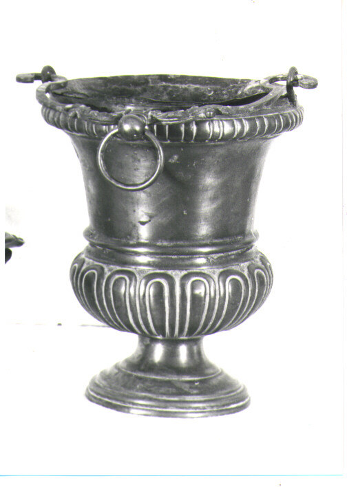 portasecchiello per l'acqua benedetta - bottega Italia meridionale (prima metà sec. XIX)