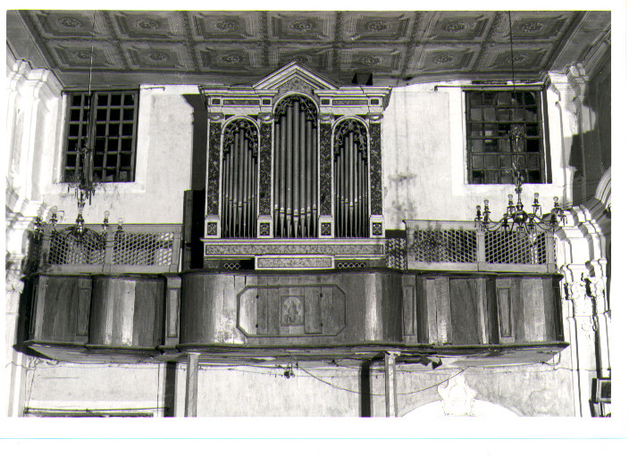 cassa d'organo - bottega lucana (sec. XVIII)