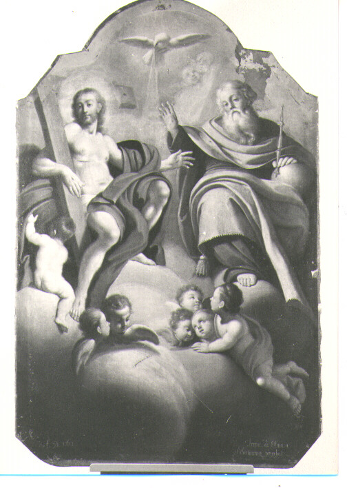 Trinità (dipinto) di De Oliva Francesco Maria (sec. XVIII, sec. XVIII)