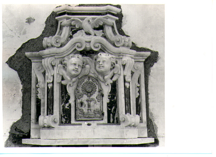 tabernacolo - a tempietto - bottega lucana (sec. XVIII)