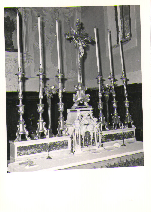 candeliere, serie - bottega lucana (sec. XIX)