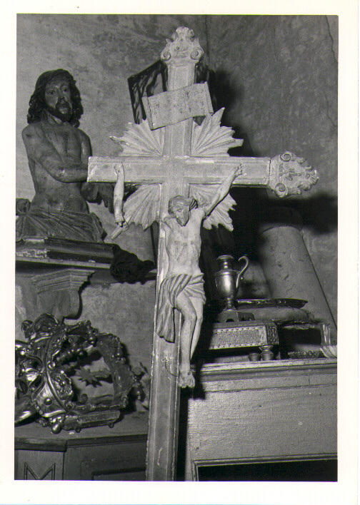 crocifisso - bottega lucana (sec. XIX)