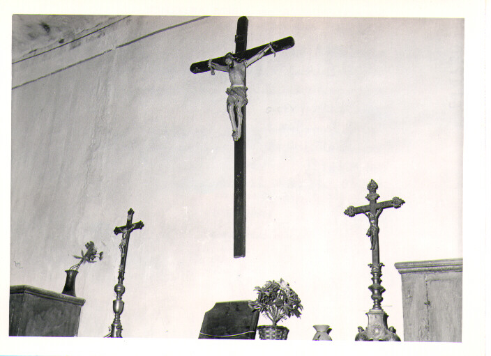 crocifisso - bottega lucana (sec. XIX)