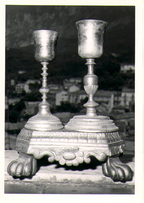 calice, coppia - bottega Italia meridionale (inizio sec. XIX)