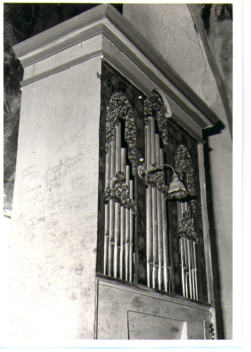 cassa d'organo - bottega lucana (fine/inizio secc. XVII/ XVIII)