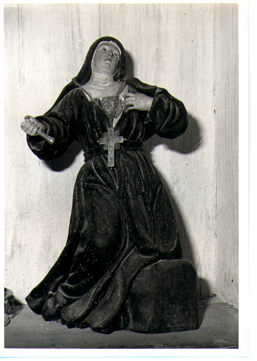Santa Francesca di Chantall, Santa (statua) di Colicci Gennaro (sec. XVIII)