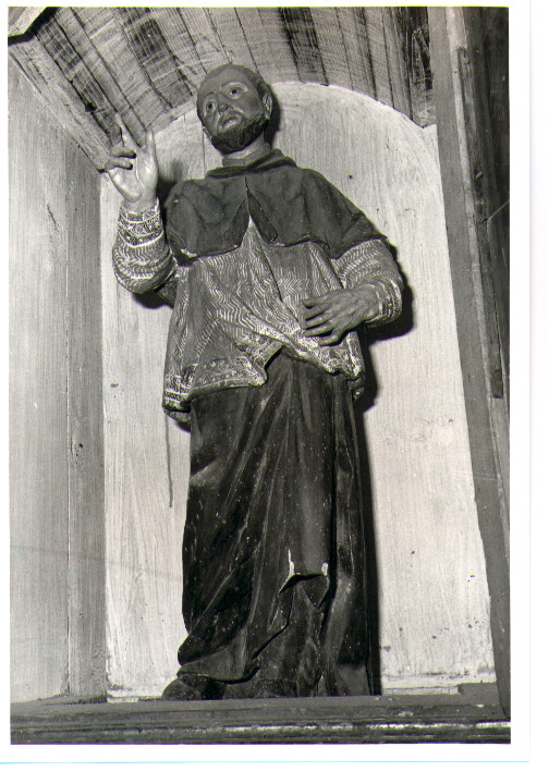 San Francesco di Sales, Santo (statua) - bottega lucana (sec. XVIII)