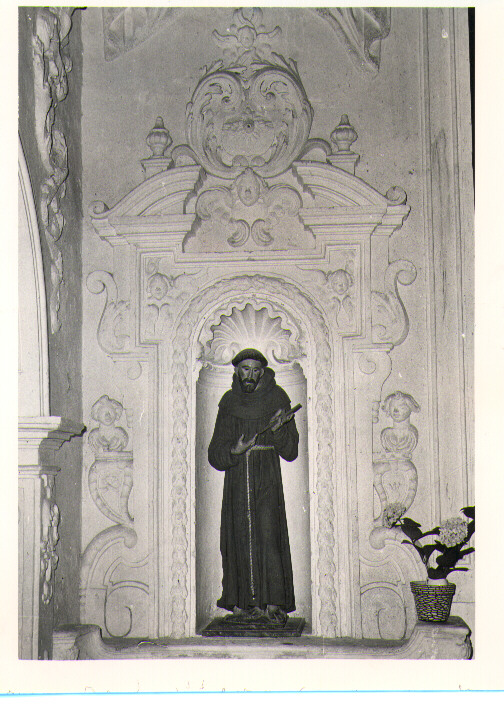 San Francesco d'Assisi (scultura) - bottega lucana (sec. XVII)