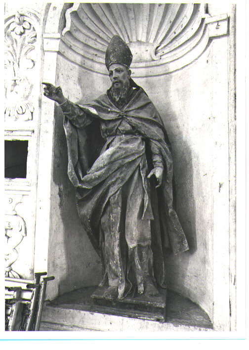 Santo vescovo (statua) - bottega lucana (sec. XVIII)