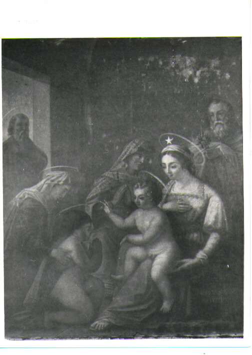 Sacra Famiglia (dipinto) di Fiumarelli L (sec. XIX)