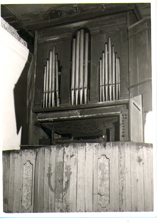 cassa d'organo - bottega lucana (sec. XVIII)