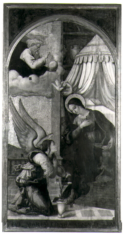 Annunciazione (dipinto) di Pseudo Bramantino (maniera) (prima metà sec. XVI)