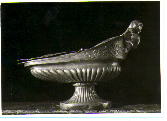 navicella portaincenso - bottega Italia meridionale (sec. XIX)